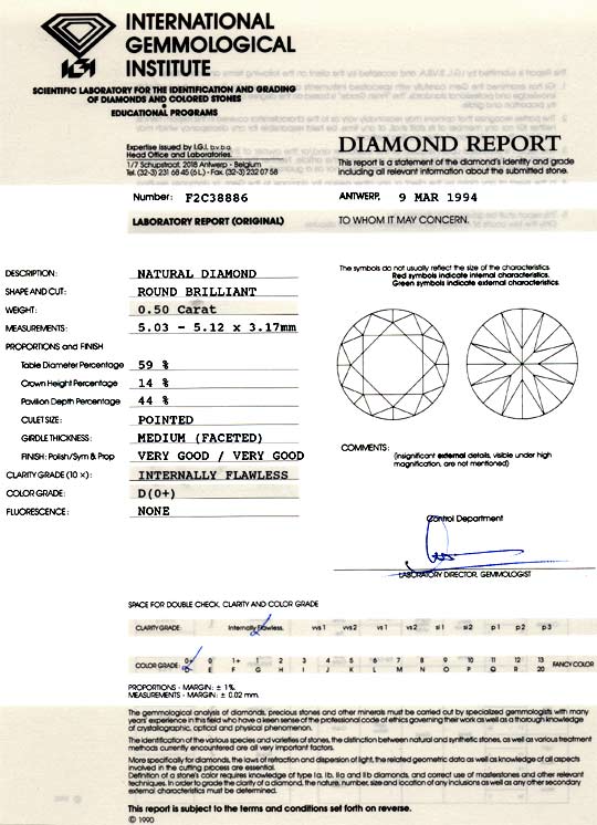 Foto 9 - Best Qualität Diamant 0,50ct Lupenrein River IGI, D5934