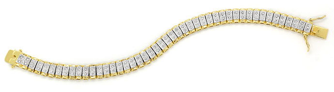 Foto 1 - Top Armband mit 0,60ct Diamanten 925er Silber vergoldet, R7451